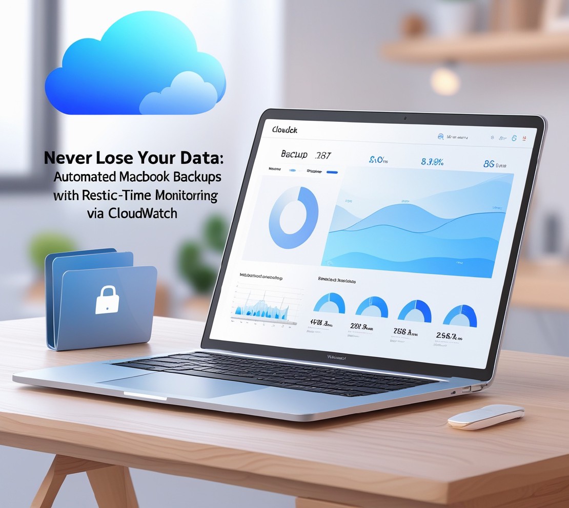 Never Lose Your Data: Automated MacBook Backups with Restic and Real-Time Monitoring via CloudWatch
